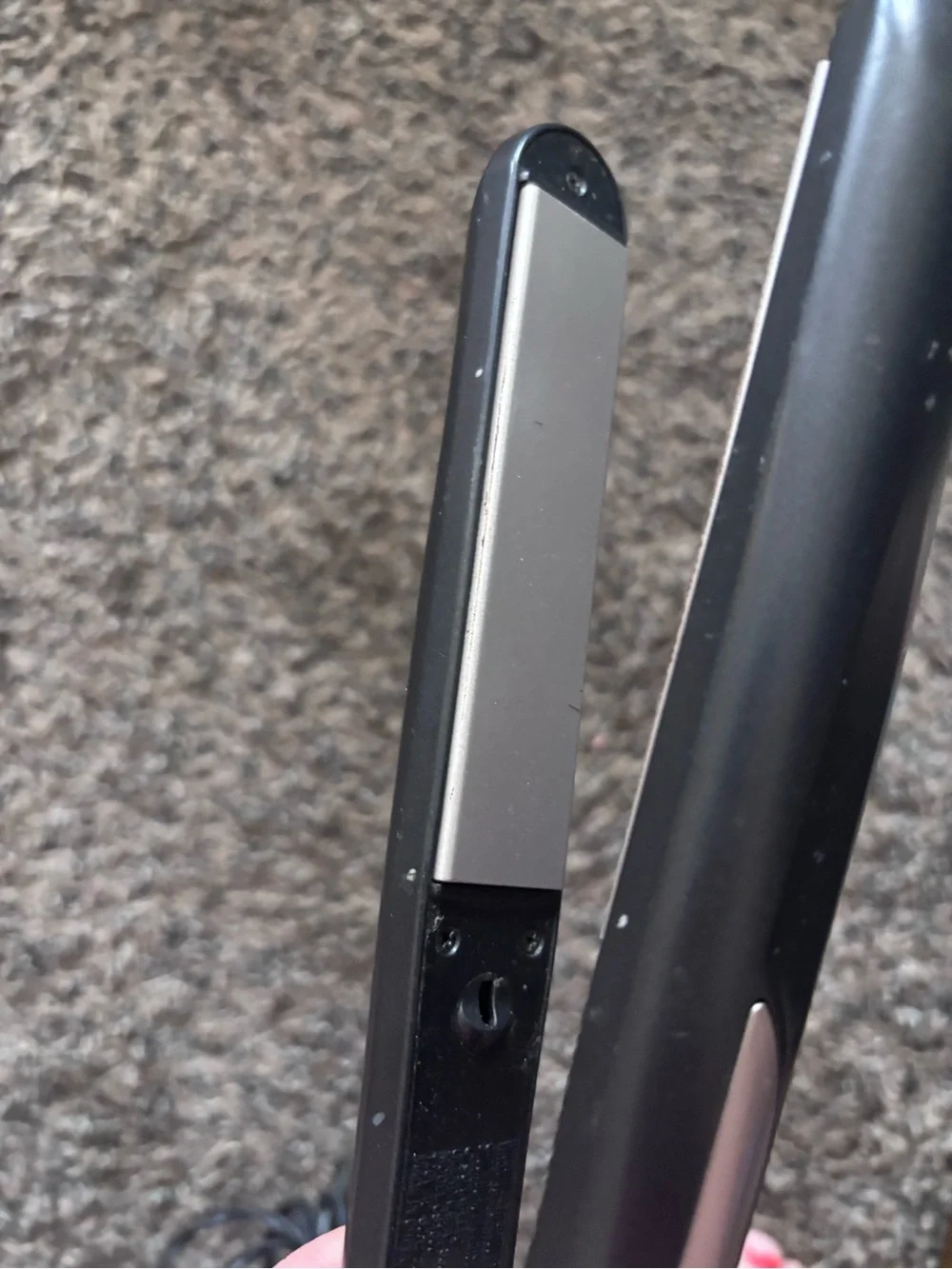 Black Hair Straightener Flat Iron with Long Cord